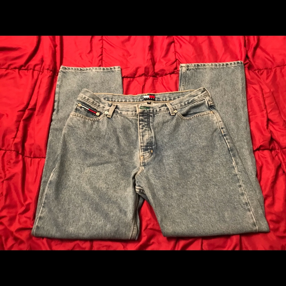 Tommy Hilfiger straight leg jeans y2k